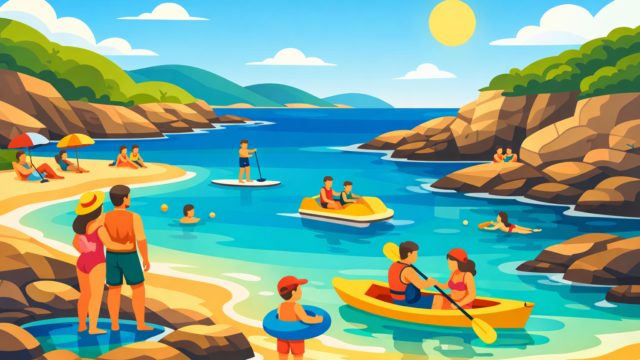 Praia da Ferradurinha em Búzios — enseada circular e tranquila